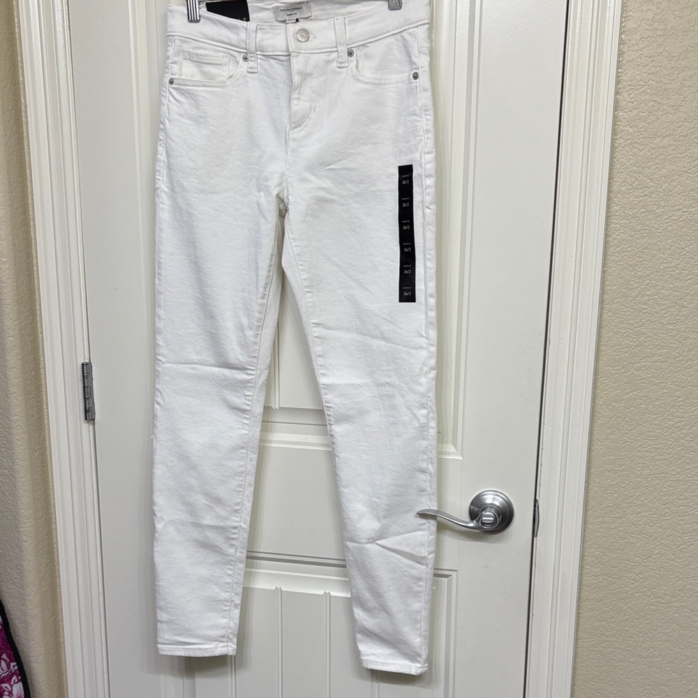 NWT Banana Republic Vintage Stretch Skinny Women's White Jeans‎
